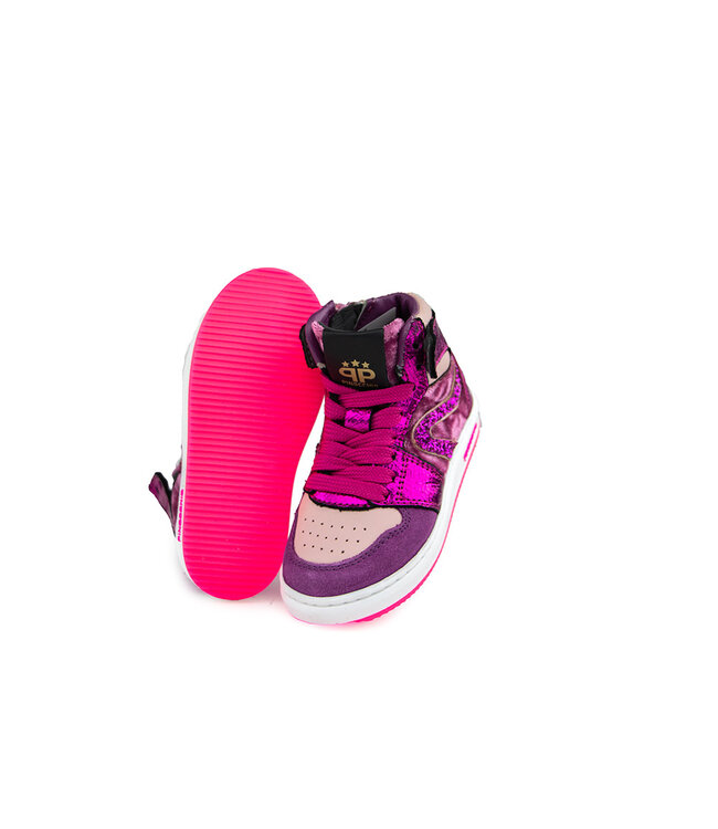 Pinocchio Hoge Sneaker Fucsia Combi