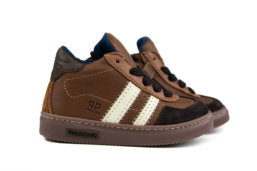 Pinocchio Pinocchio Hoge Sneaker Naturel Combi