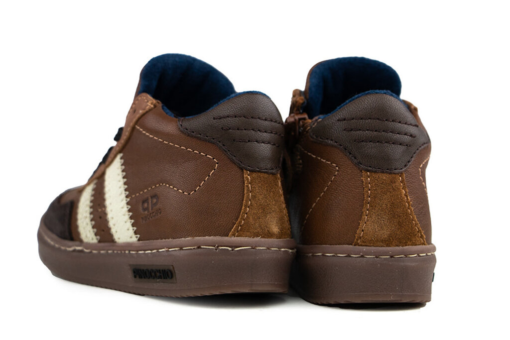 Pinocchio Pinocchio Hoge Sneaker Naturel Combi