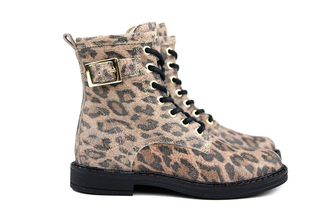 GIGA Giga Veterboot Gesp Leopardo Rose