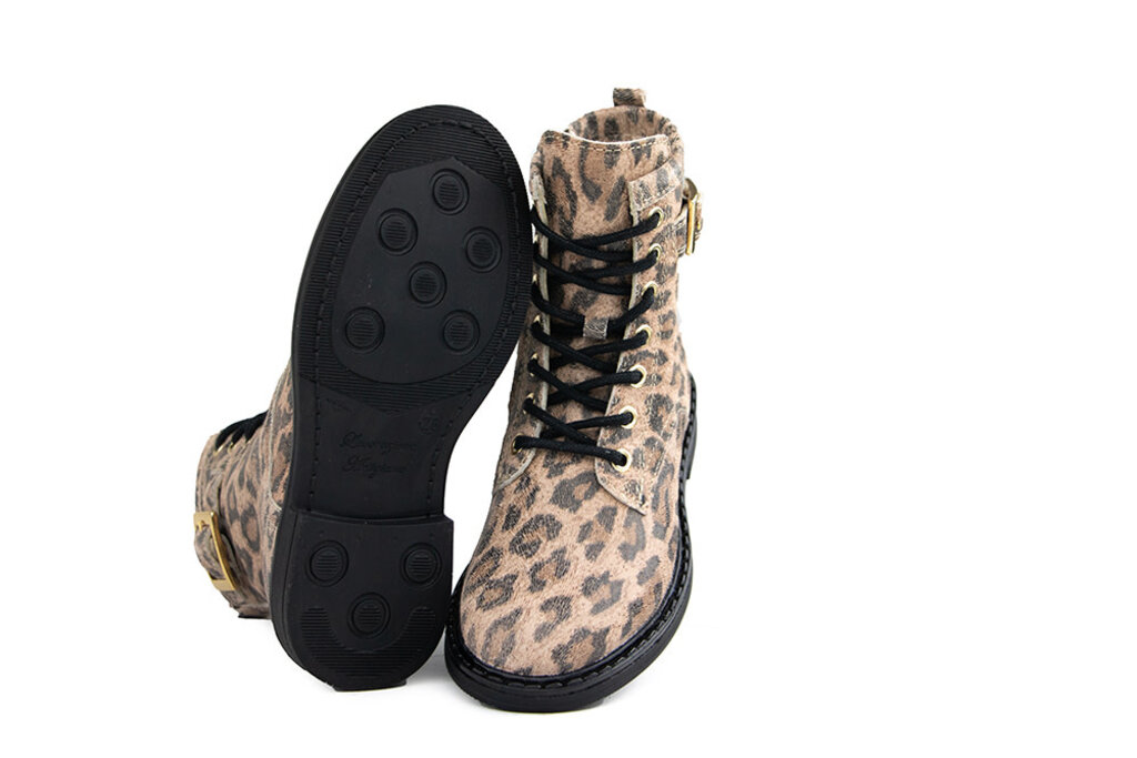 GIGA Giga Veterboot Gesp Leopardo Rose