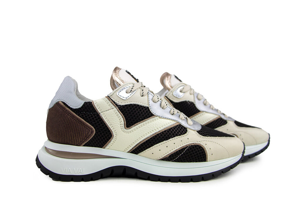Via Vai Via Vai Sneaker Usher Elliot Lame Combi Corvino