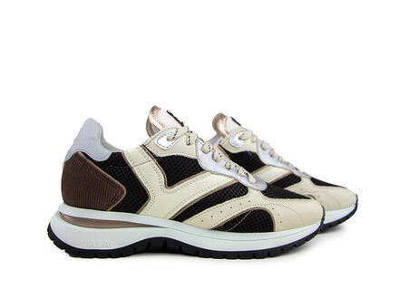 Via Vai Via Vai Sneaker Usher Elliot Lame Combi Corvino Via Vai Via Vai Sneaker Usher Elliot Lame Combi Corvino