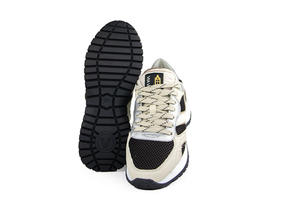 Via Vai Via Vai Sneaker Usher Elliot Lame Combi Corvino