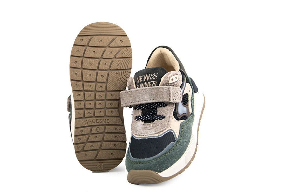 Shoesme Shoesme Trainers Green Taupe