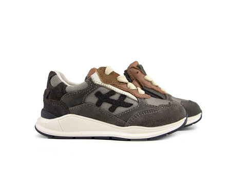 Pinocchio Pinocchio Sneaker Taupe Combi Pinocchio Pinocchio Sneaker Taupe Combi