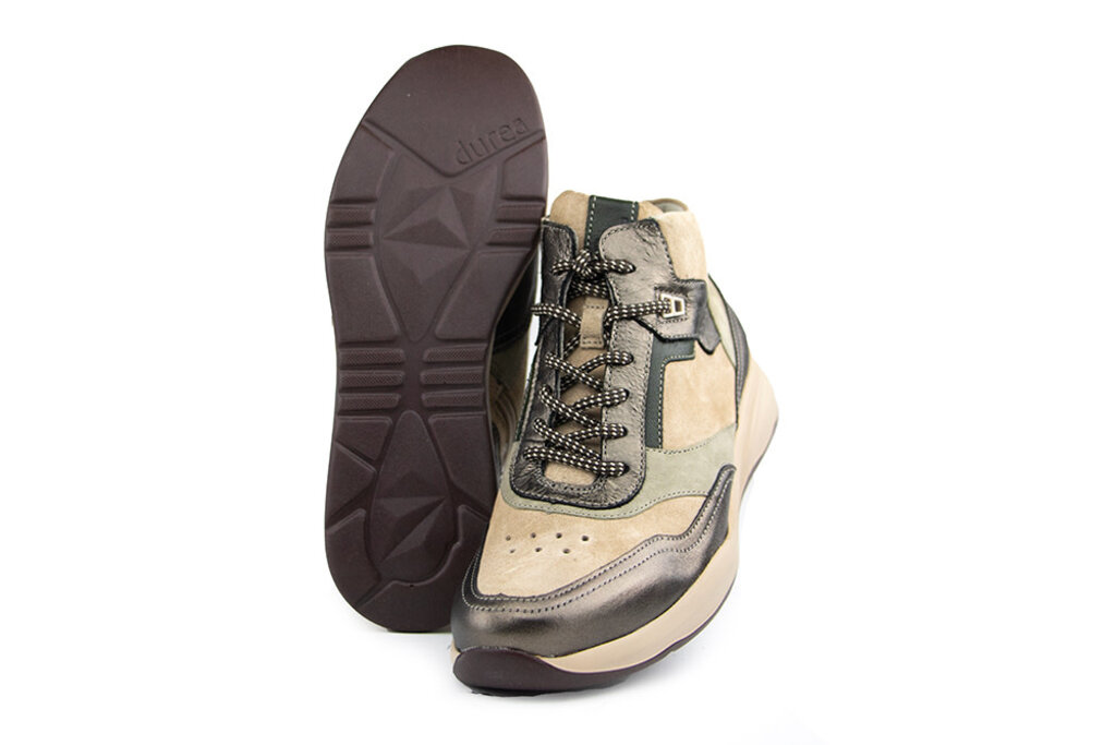 Durea Durea Hoge Sneaker Brons Seppia