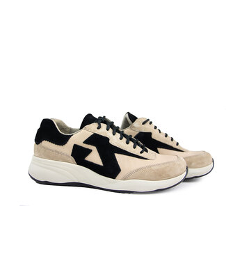 Durea Durea Sneaker Seppia Taupe Zwart K