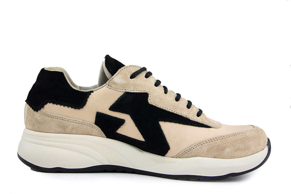 Durea Durea Sneaker Seppia Taupe Zwart K