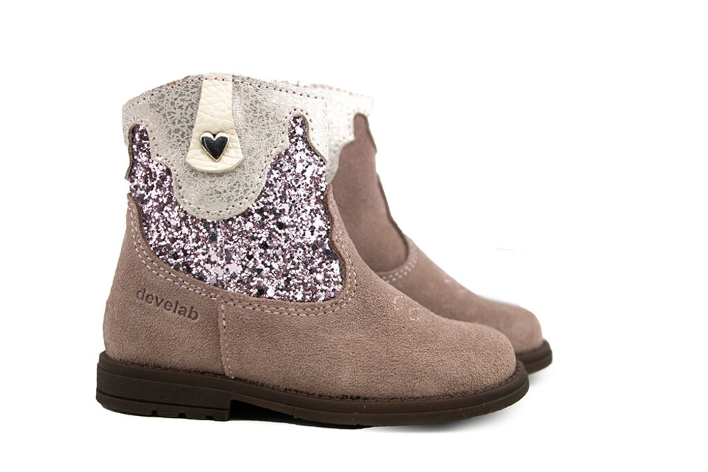 Develab Develab Western Laars Old Pink Suede