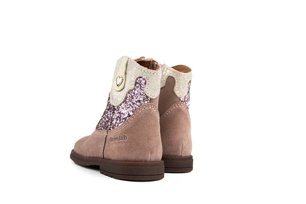Develab Develab Western Laars Old Pink Suede