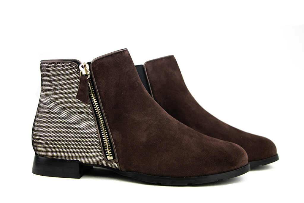 Hassia Hassia Enkellaars Madeira Chocplum Pixel