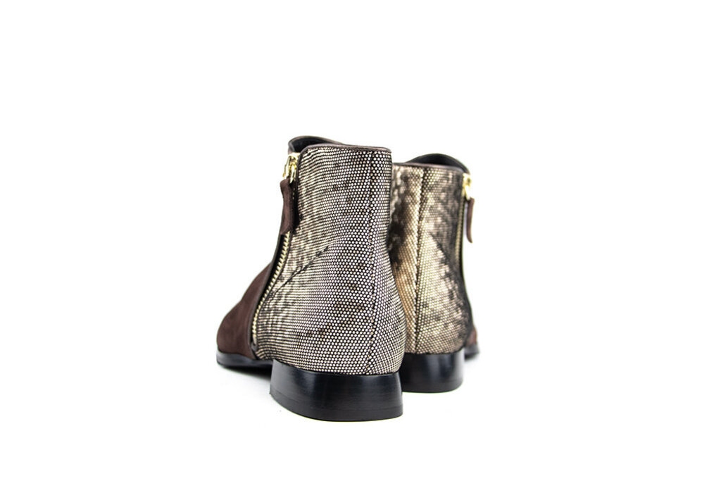 Hassia Hassia Enkellaars Madeira Chocplum Pixel