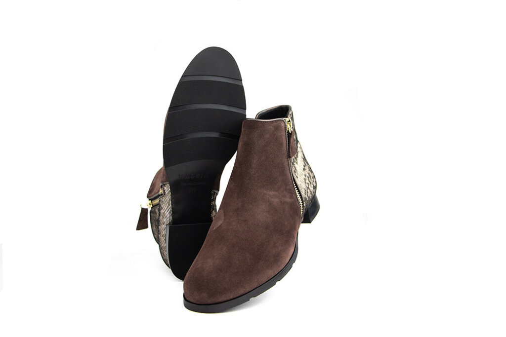 Hassia Hassia Enkellaars Madeira Chocplum Pixel