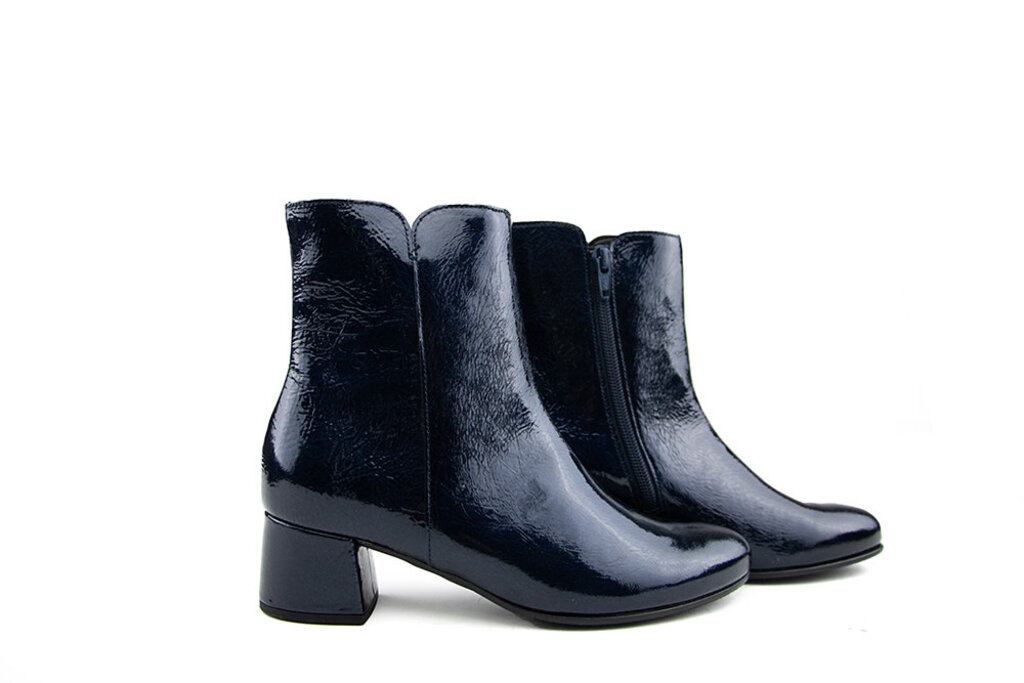 Gabor Gabor Enkellaars Dark Blue Siviglia Lack
