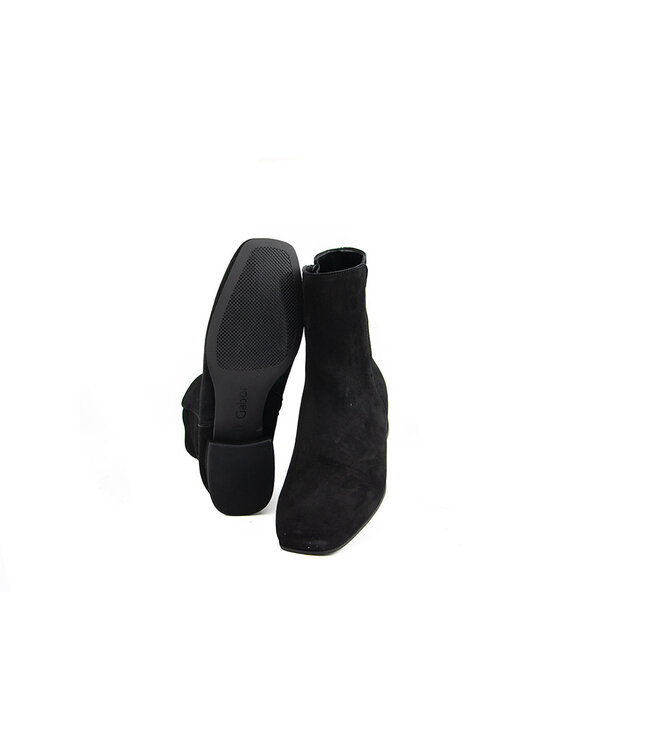 Gabor Enkellaars Schwarz Suède