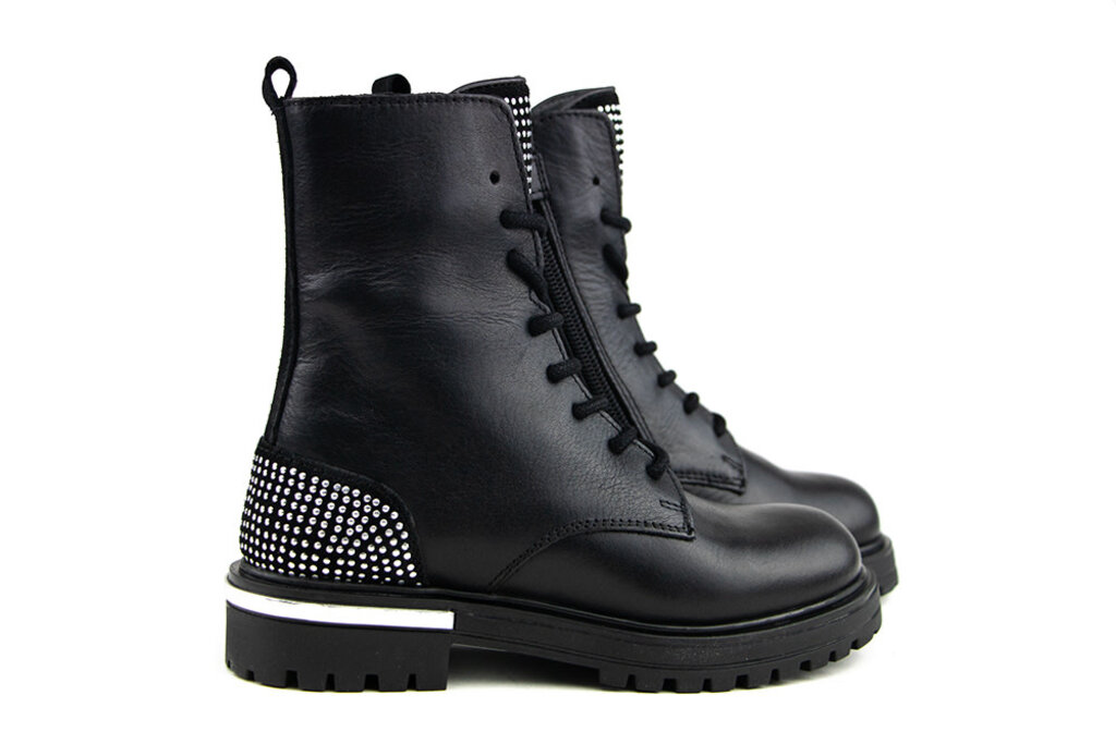 HIP Hip Veterboot Zwart Studs