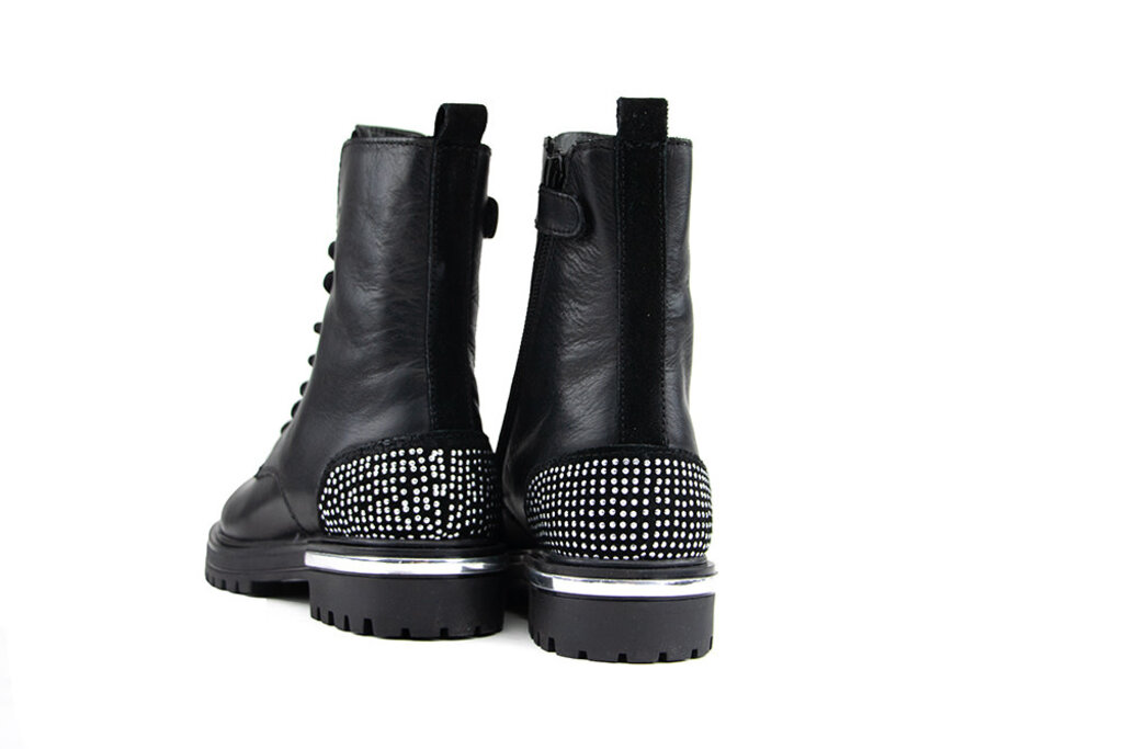 HIP Hip Veterboot Zwart Studs