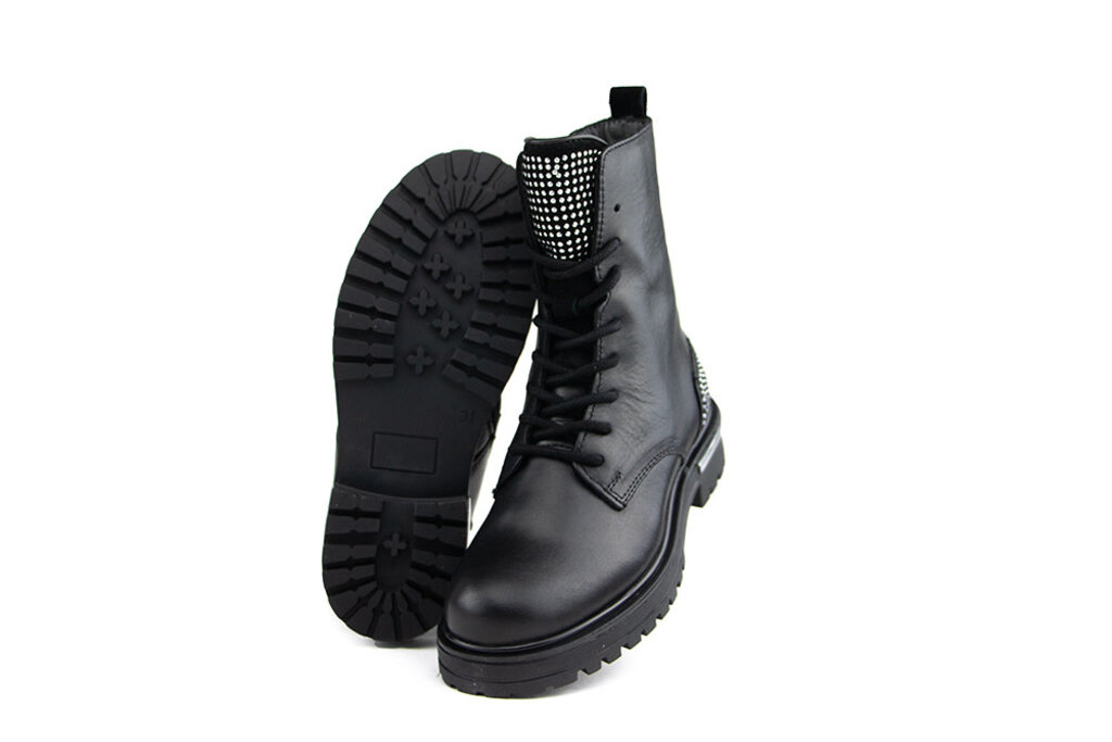 HIP Hip Veterboot Zwart Studs