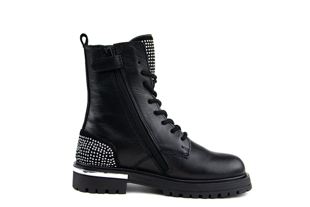 HIP Hip Veterboot Zwart Studs