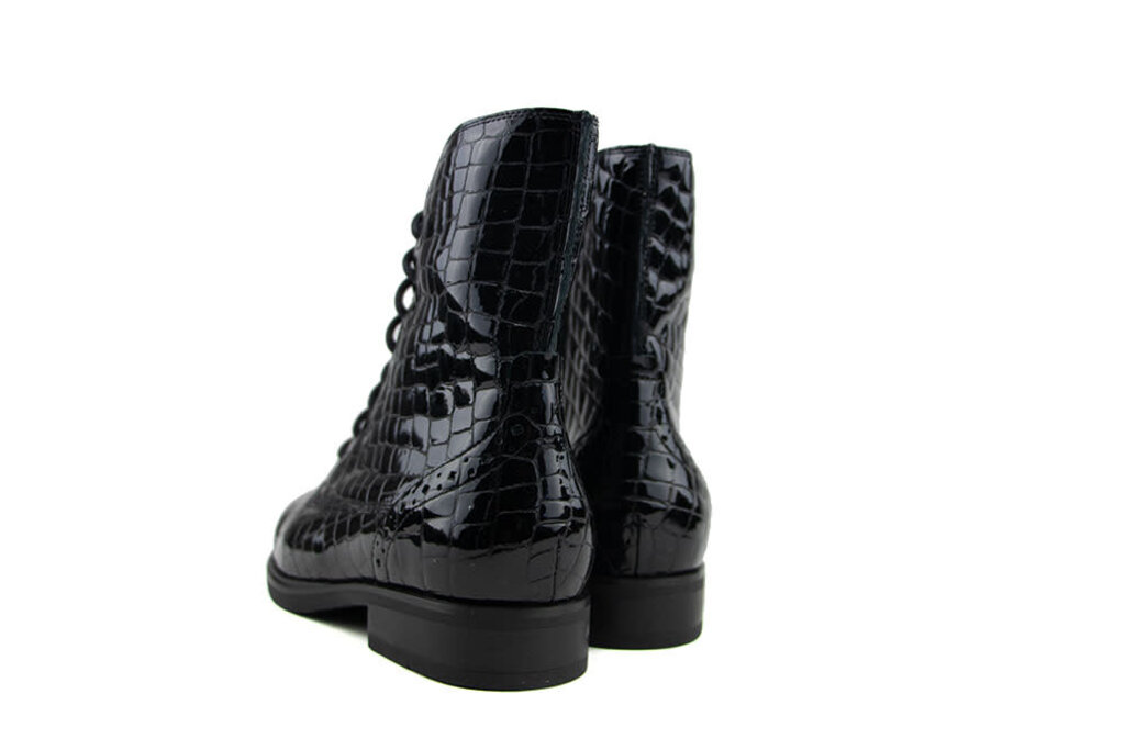 Durea Durea Veterboot Zwart Croco K
