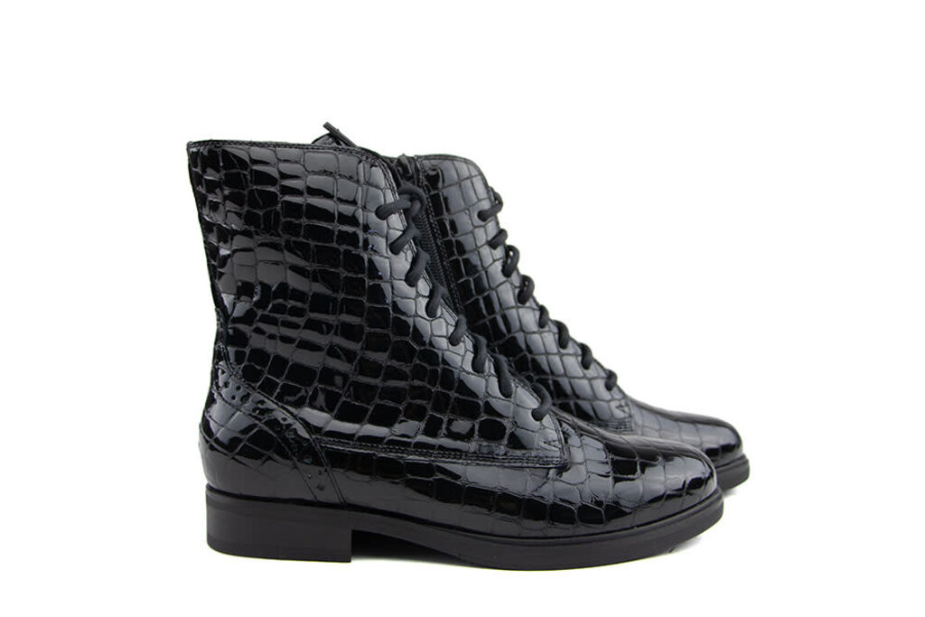 Durea Durea Veterboot Zwart Croco K