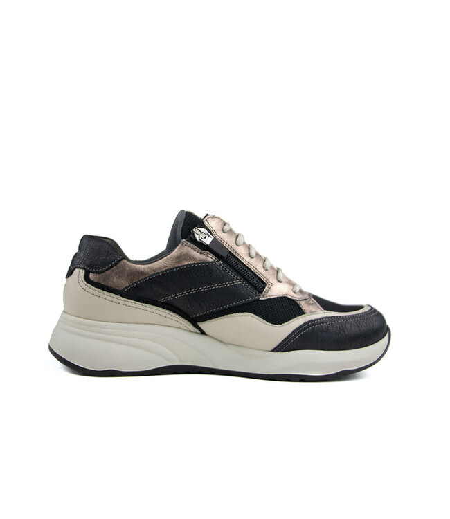 Durea Sneaker Zwart Beige Goud K