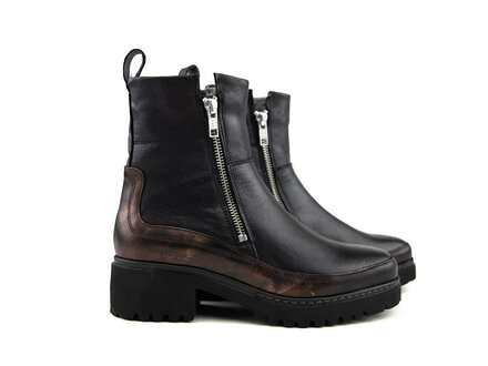 Piedi Nudi Piedi Nudi Bikerboot Coco 09.02 Black Antracite Piedi Nudi Piedi Nudi Bikerboot Coco 09.02 Black Antracite