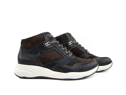 Durea Durea Hoge Sneaker Zwart Caffe H Durea Durea Hoge Sneaker Zwart Caffe H