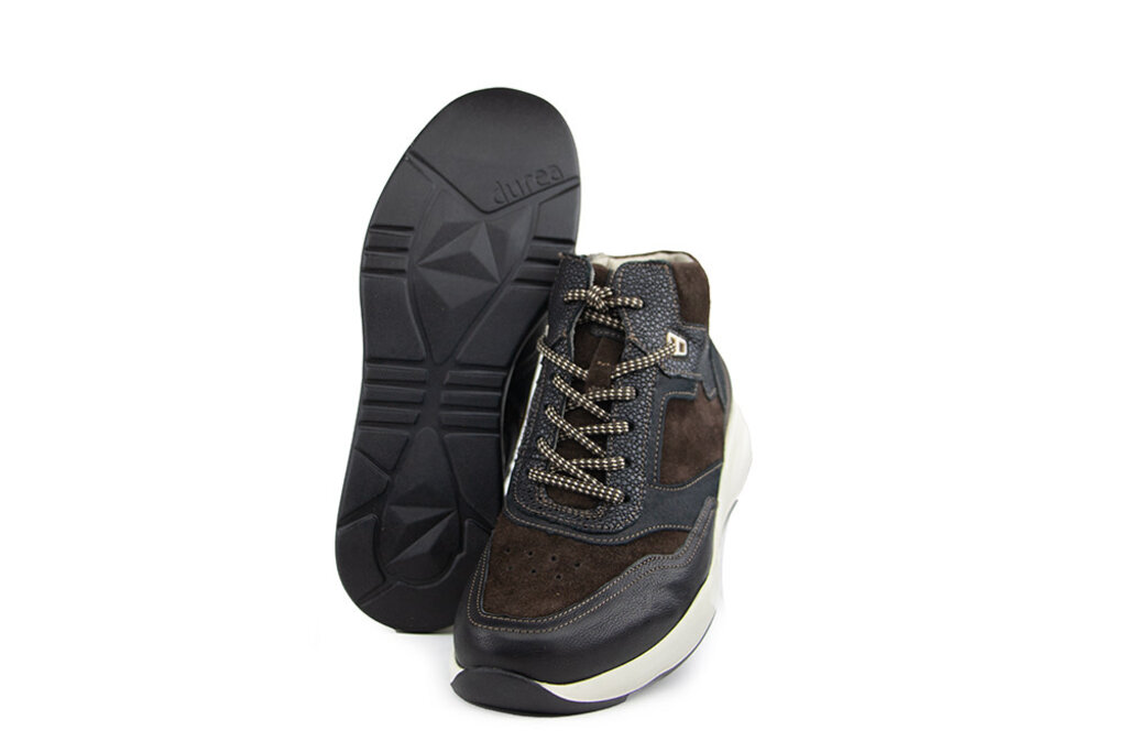 Durea Durea Hoge Sneaker Zwart Caffe