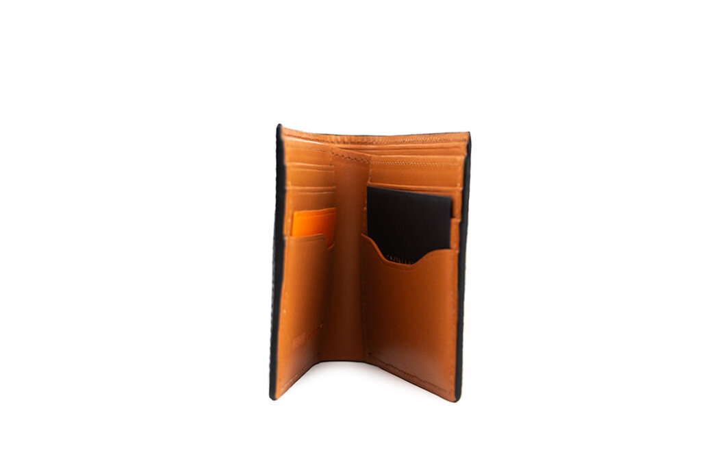 Magnanni Magnanni Tall Fold Wallet Grab. Cott Black