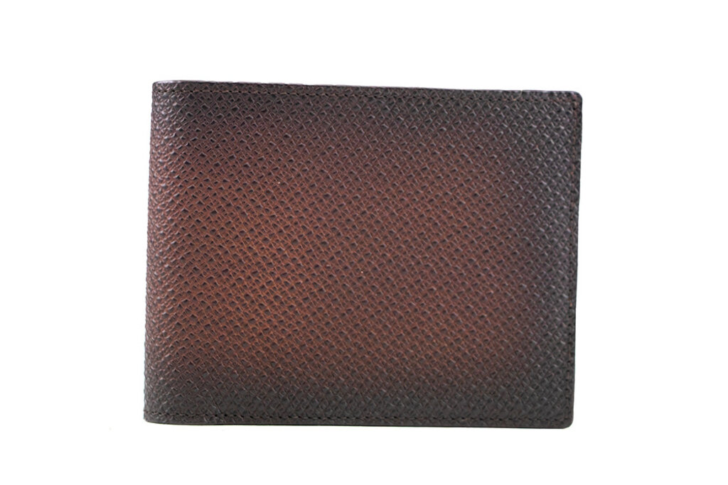 Magnanni Magnanni Tall Fold Wallet Grab. Cott Caoba Brown