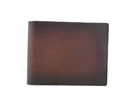 Magnanni Magnanni Tall Fold Wallet Grab. Cott Caoba Brown