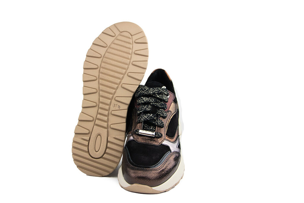 Footnotes Footnotes Sneaker Silke Black Bronze