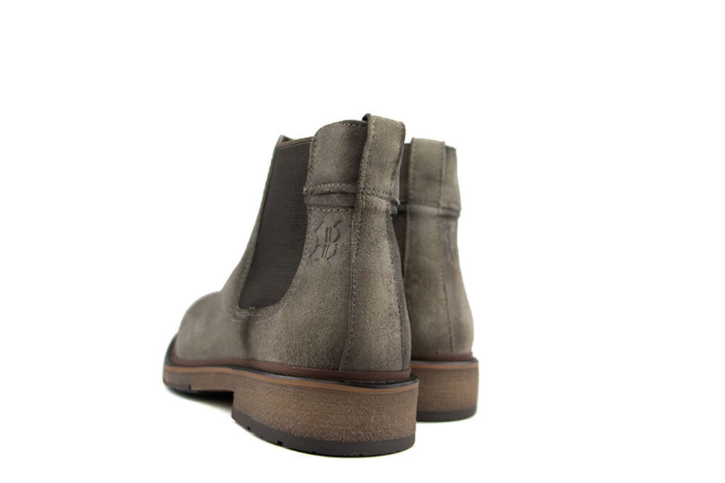Berkelmans Berkelmans Chelsea Boot Plata Earth Suede