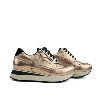 Footnotes Footnotes Sneaker Evi Crack Metallic Copper K