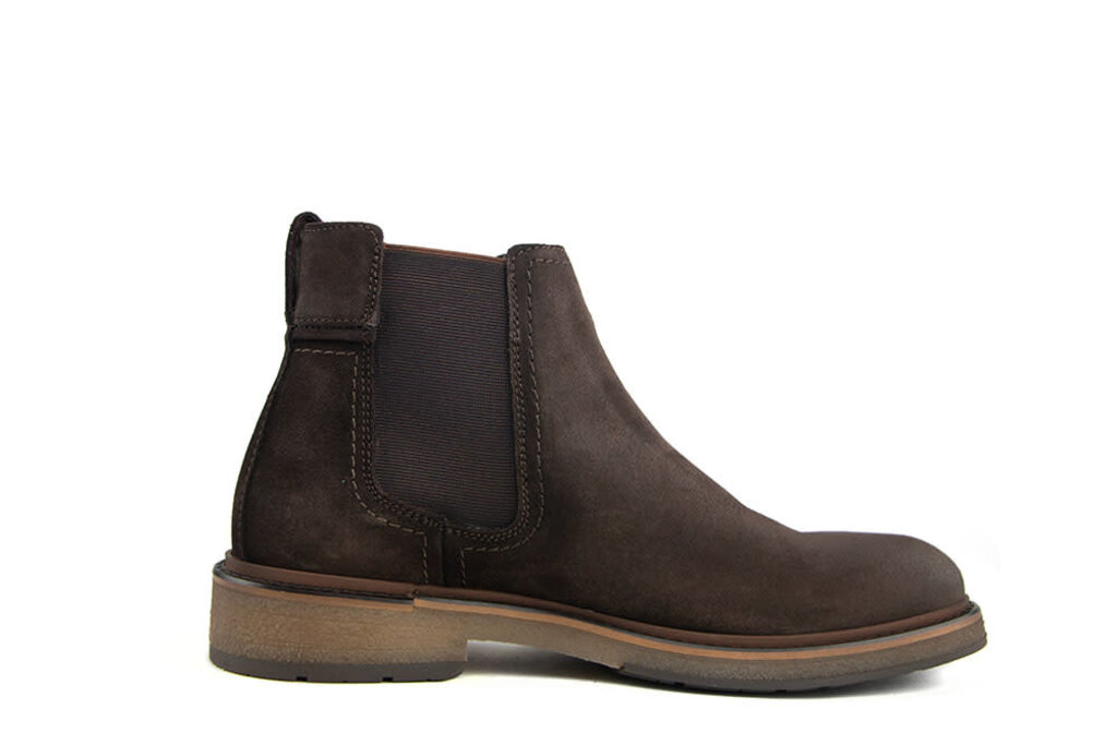 Berkelmans Berkelmans Chelsea Boot Plata Dark Brown Suede