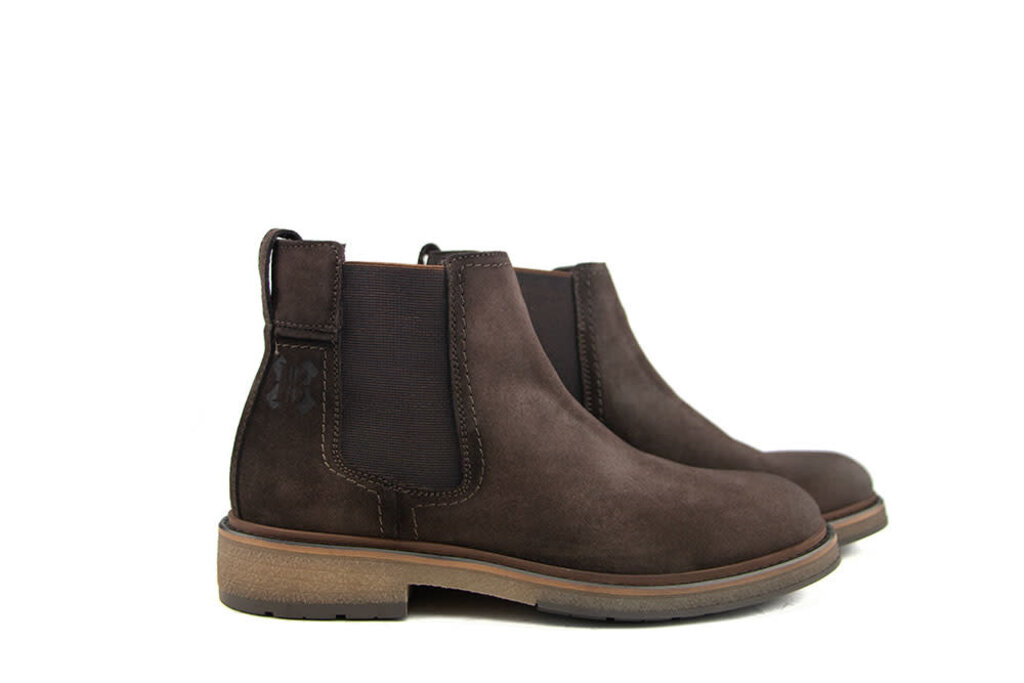 Berkelmans Berkelmans Chelsea Boot Plata Dark Brown Suede