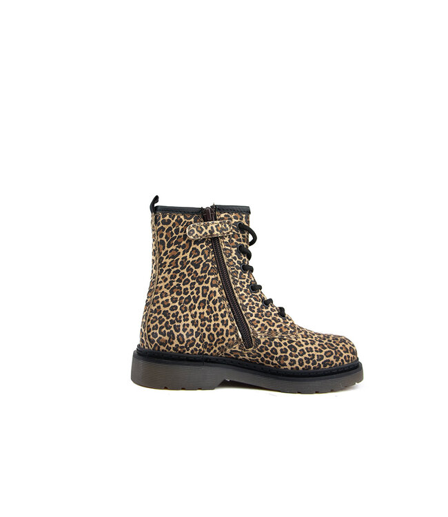 Hip Veterboot Naturel Leopard