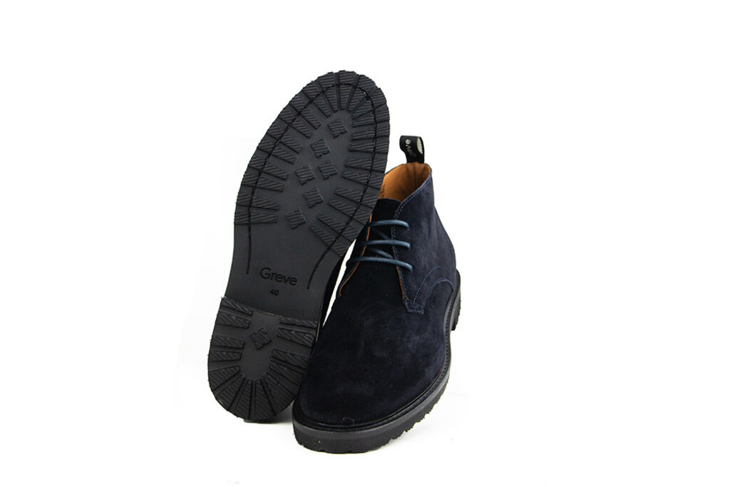 Greve Greve Veterboot Deventer K Dark Blue Suède