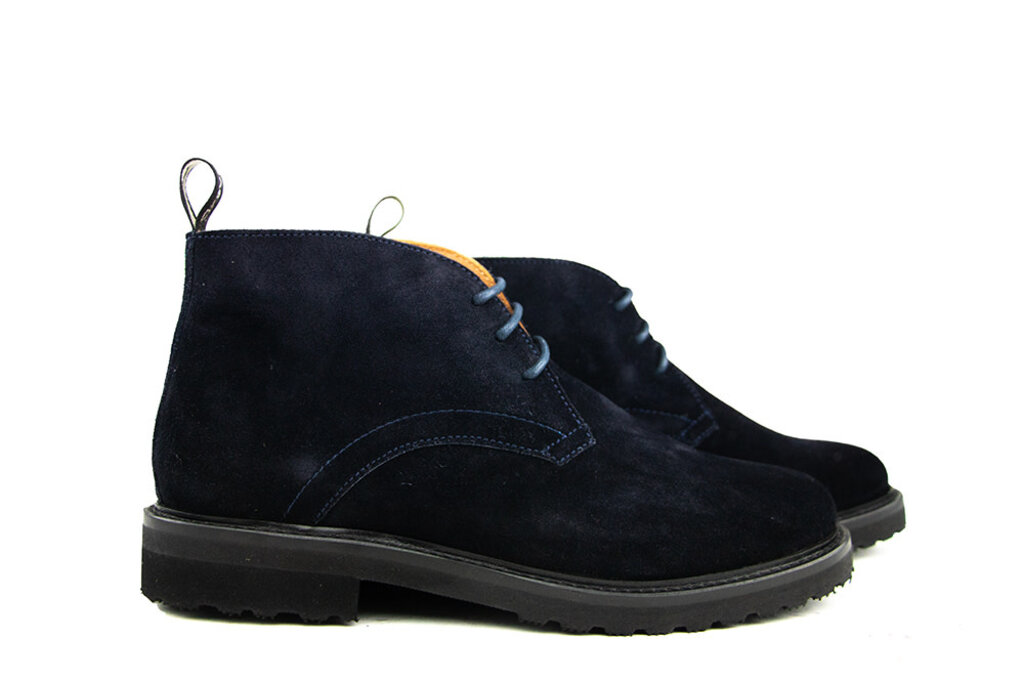 Greve Greve Veterboot Deventer K Dark Blue Suède