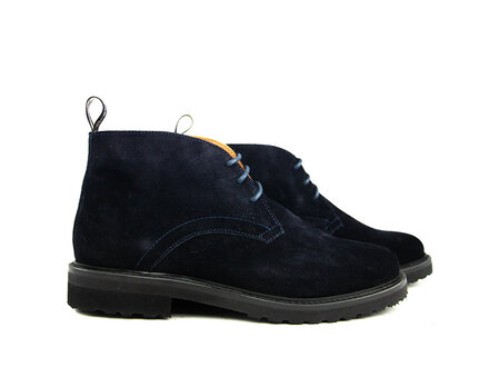 Greve Greve Veterboot Deventer K Dark Blue Suède Greve Greve Veterboot Deventer K Dark Blue Suède
