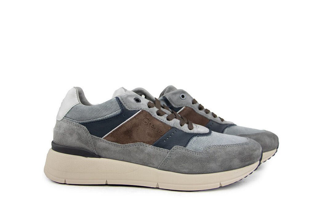 Greve Greve Sneaker Walker K Fumo Suède