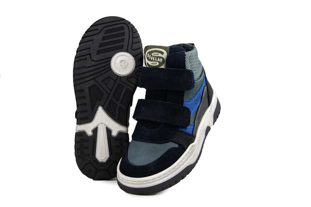 Develab Develab Klittenband Sneaker Blue Combi