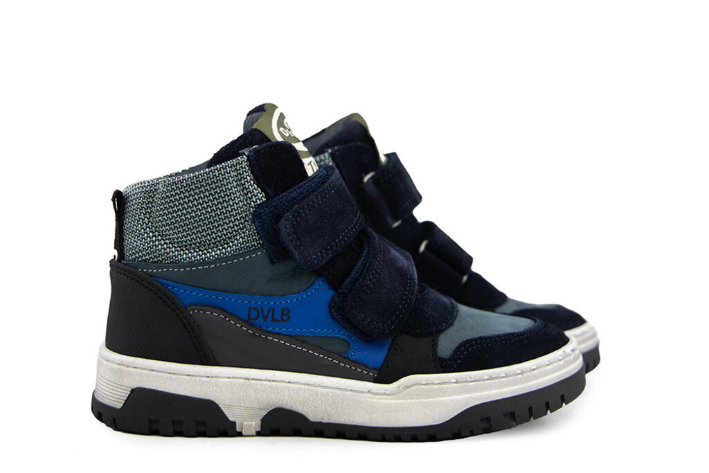Develab Develab Klittenband Sneaker Blue Combi