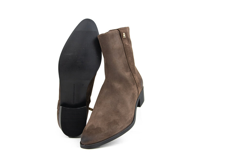Tommy Hilfiger Tommy Hilfiger Pointy Bootie Lagacy Brown