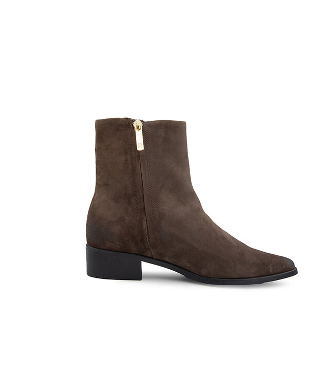 Tommy Hilfiger Pointy Bootie Lagacy Brown