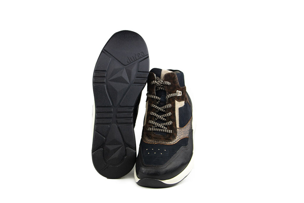 Durea Durea Hoge Sneaker Zwart D.Blauw K