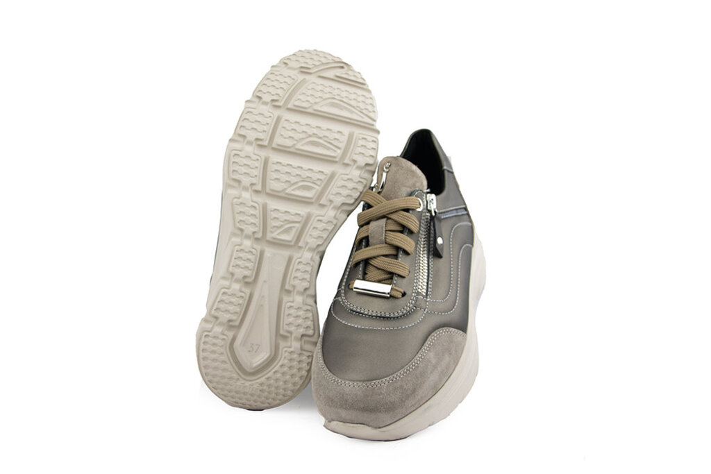 Footnotes Footnotes Sneaker Pien Taupe Cow Matte
