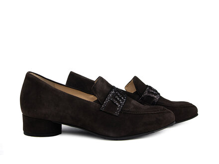 Hassia Hassia Pump Darkbrown Multi H Hassia Hassia Pump Darkbrown Multi H